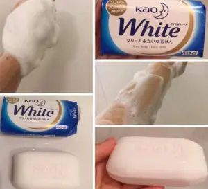 Bánh xà phòng tắm trắng da Kao White 130g có tốt không?