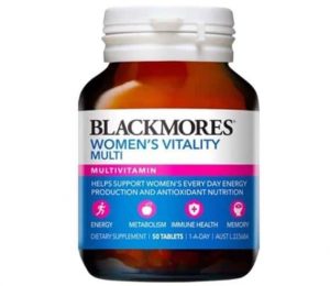 Viên uống bổ sung Multivitamin Blackmores Women's Vitality Multi 50 viên 1