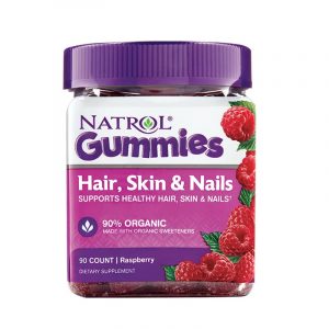 Kẹo dẻo đẹp da, móng, tóc Natrol Gummies Hair Skin & Nails 1