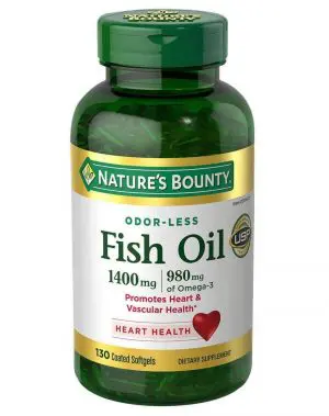 Dầu cá Nature's Bounty Fish Oil 1400mg Mỹ 1