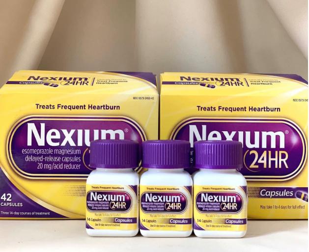 Viên uống Nexium 24hr của Mỹ - Thuốc hỗ trợ điều trị viêm loét dạ dày, ợ nóng - XACHTAYNHAT.NET