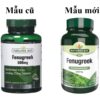 Viên lợi sữa cỏ cà ri Fenugreek Natures Aid 500mg