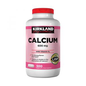 viên uống Canxi Kirkland Calcium 600mg + D3