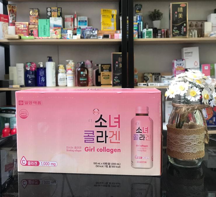 Công dụng của collagen Hàn Quốc dạng nước Girl Collagen 10 chai 