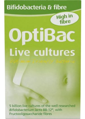 Men vi sinh OptiBac Probiotics xanh lá cây Anh 30 gói - Trị táo bón