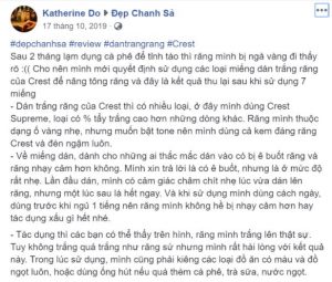 REVIEW miếng dán trắng răng từ khách hàng