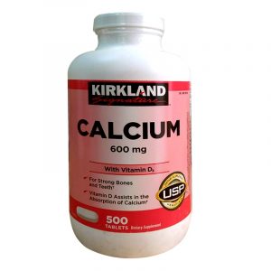 Viên uống Canxi Kirkland Calcium 600mg + D3