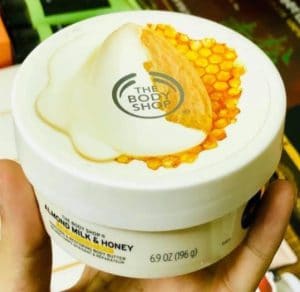 REVIEW Bộ Dưỡng Thể The Body Shop Almond Milk & Honey 5