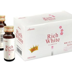 Nước Uống Collagen Rich White Ihana Nhật Bản Trắng Da, Bổ Xung Collagen