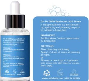 Hyaluronic Acid Serum (xanh nước biển nhạt)