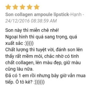 REVIEW FULL Bảng Màu Son Collagen The Face Shop 18