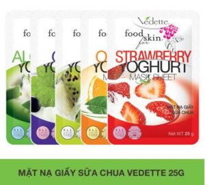 Vedette Food Skin Yoghurt Mask Sheet 