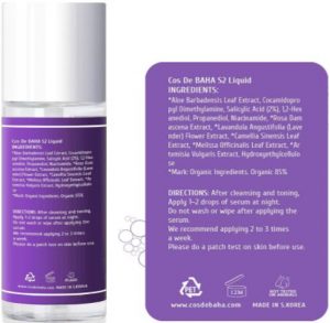 S2 Salicylic Acid BHA 2% Liquid