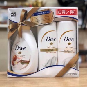 Bộ tắm gội xả Dove Nhật gồm những sản phẩm nào? Có công dụng gì?