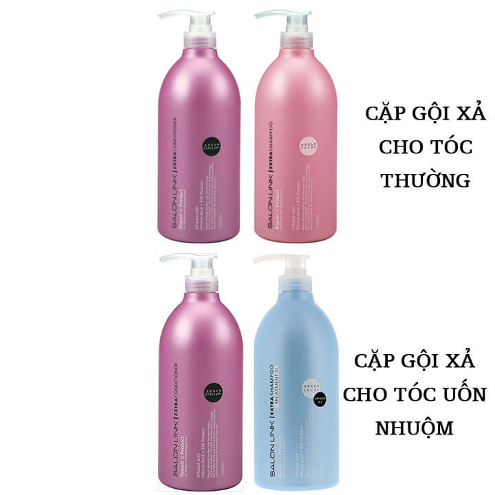 Bộ gội xả Salon Link Extra có mấy loại?