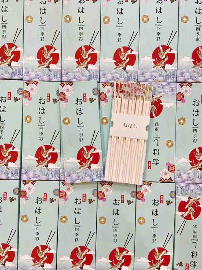 Set 5 Đũa Nhật Kháng Khuẩn Shikisai