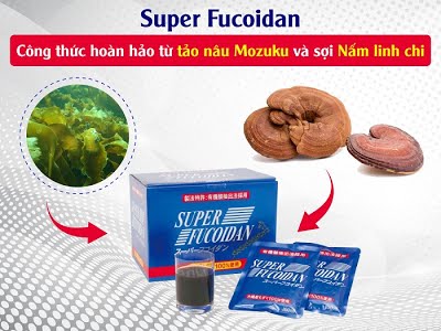 Super Fucoidan Dạng Nước 30 Gói/Thùng Nhật Bản 2