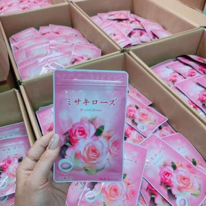 Review viên uống thơm cơ thể hương hoa hồng Nhật Bản 