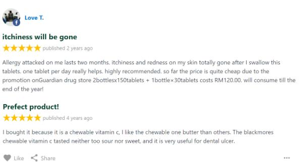 REVIEW Vitamin C Blackmores