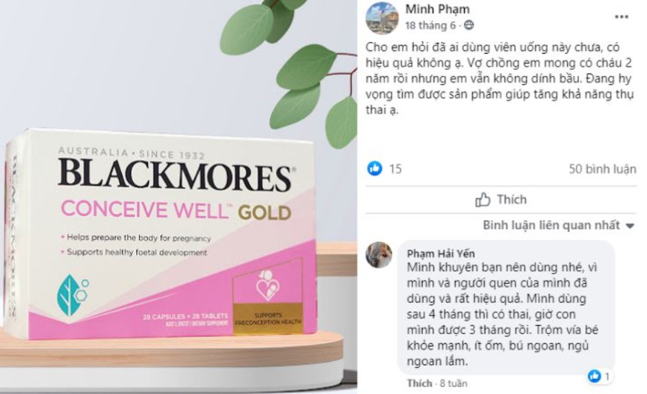 Blackmores Conceive Well Gold review