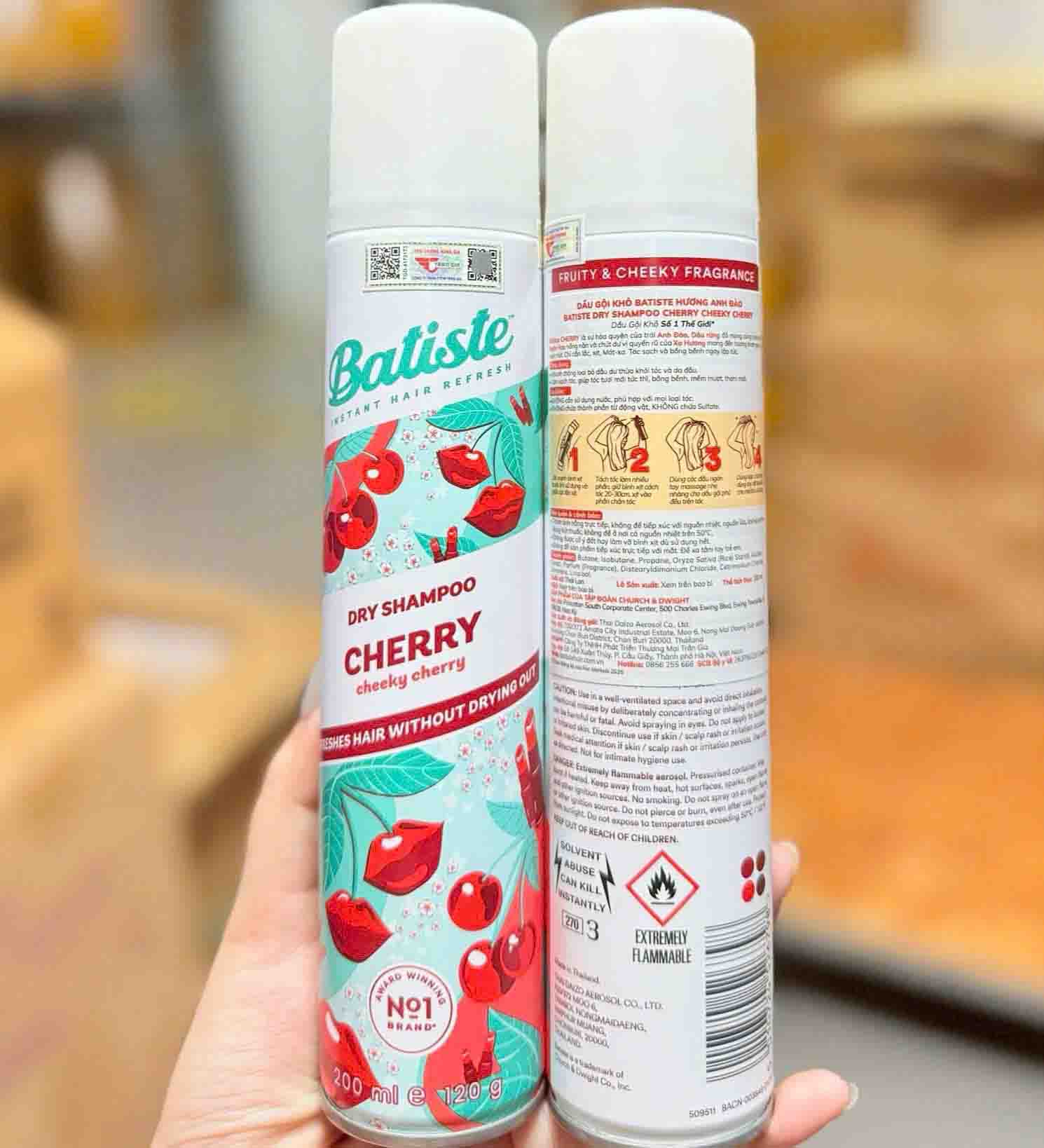 Dầu Gội Khô Batiste Cherry