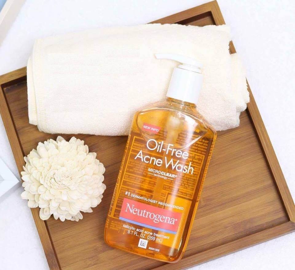 REVIEW Sữa Rữa Mặt Kiềm Dầu Neutrogena Oil Free Acne Wash 5