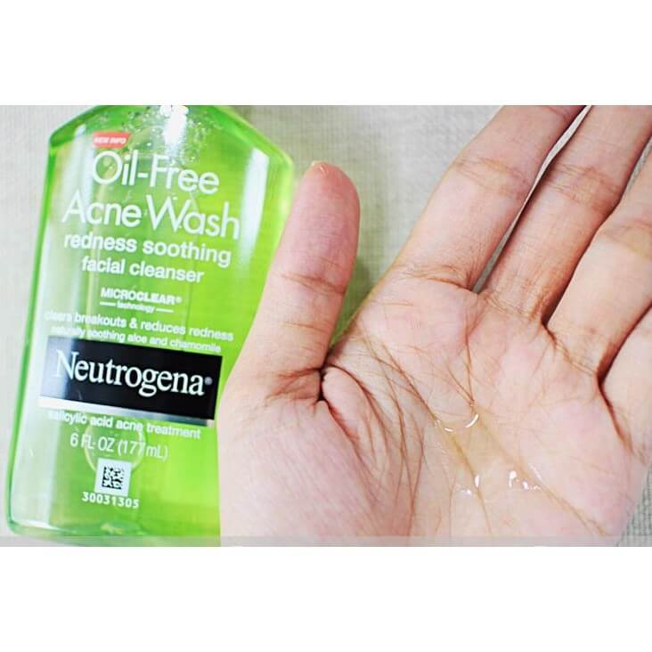 REVIEW Sữa Rữa Mặt Kiềm Dầu Neutrogena Oil Free Acne Wash 4