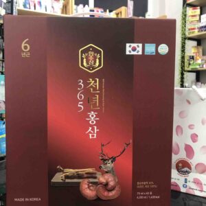 Nước Hồng Sâm Nhung Hươu Linh Chi Hàn Quốc 365 (60 gói)
