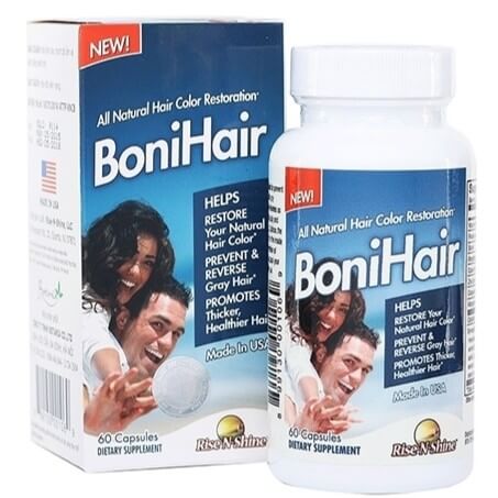 REVIEW BoniHair Trị Tóc Bạc Sớm, Làm Đen Tóc 4