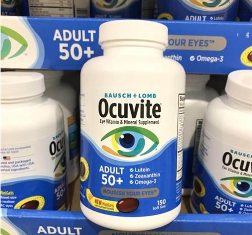 Viên Uống Bổ Mắt Ocuvite Adult 50+ Cho Người Trên 50 Tuổi 4