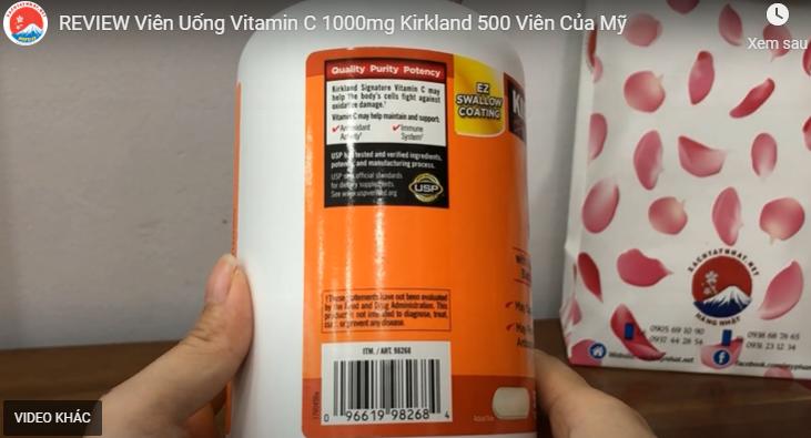 Viên uống bổ sung Vitamin C Kirkland Signature Vitamin C có tác dụng phụ không?