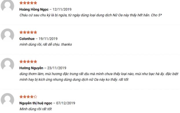 REVIEW ddvs nữ oa