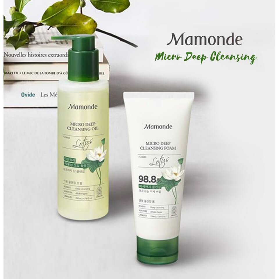 Sữa rửa mặt Mamonde Lotus Micro Deep Cleansing Foam