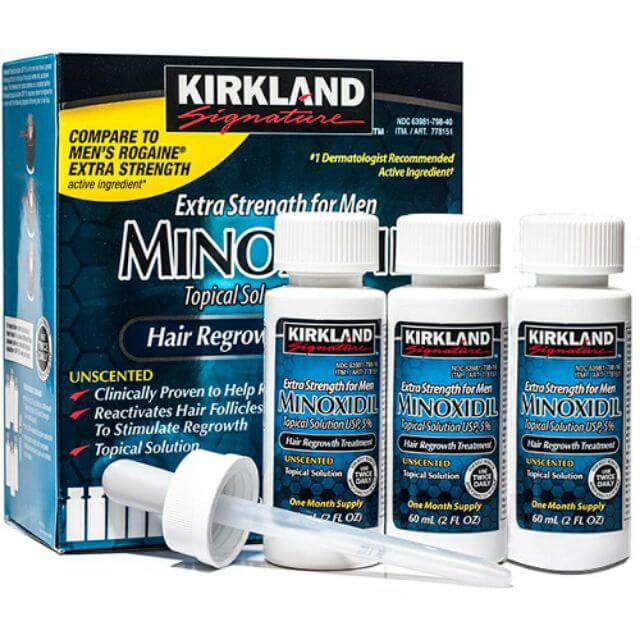 Thuốc kích thích mọc tóc Minoxidil 5% Kirkland
