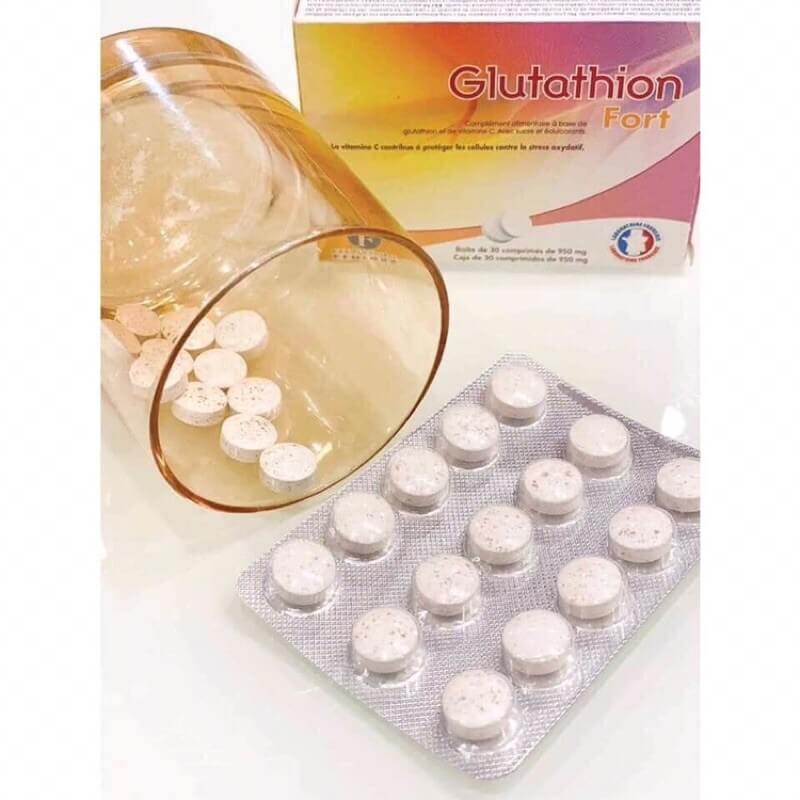viên ngậm glutathione GLUTATHIONE 100MG SUBLINGUAL TABLETS / VIÊN NGẬM CHỐNG OXY HÓA, TRẺ HÓA,  TRẮNG DA