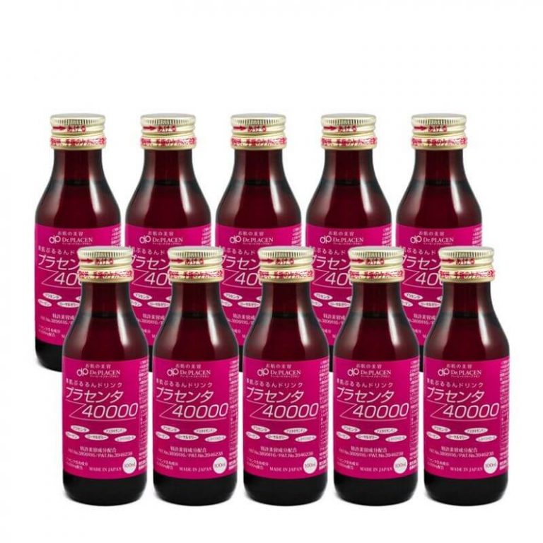 Boisson Dr. Placen Horse Placenta 40000 - Lot De 10 Bouteilles De 100 Ml - Import Japon