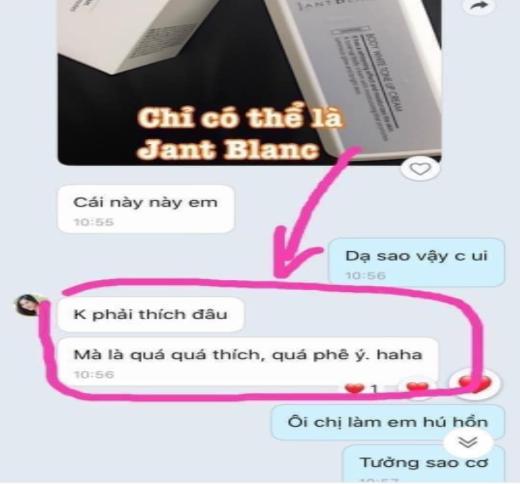 REVIEW dưỡng trắng Jant Blanc