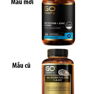 Viên Hàu Úc Go Oyster Plus Zinc Go Healthy mẫu mới