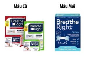 Breathe Right – Miếng Dán Chống Ngáy, Thông Mũi Chính Hãng