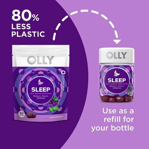 Kẹo dễ ngủ Olly Sleep Blackberry Zen Gummy