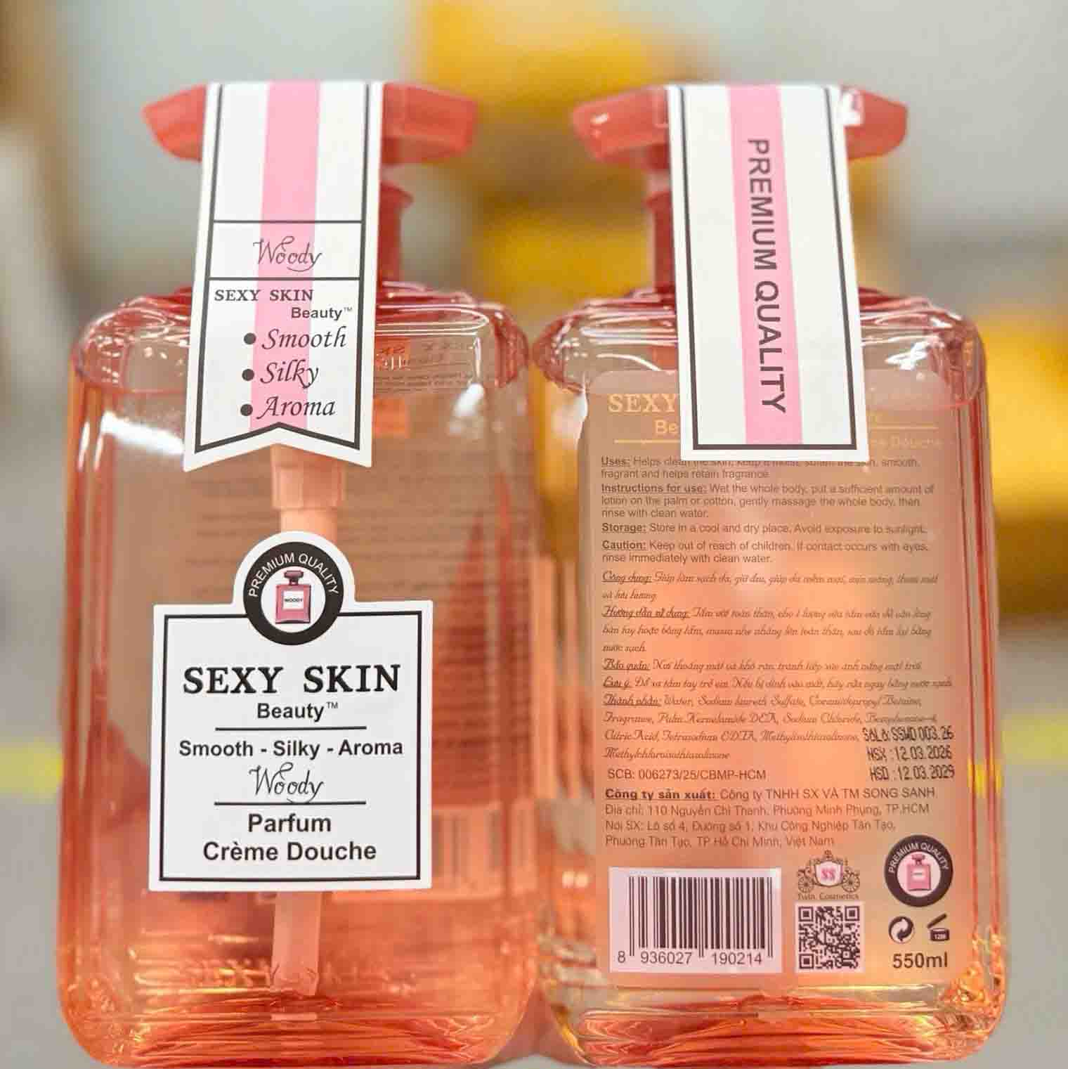 Sexy Skin Vitamin E (Chai hồng cam)