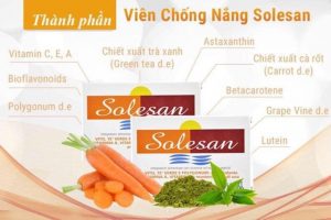 Thành phần của thuốc chống nắng Solesan