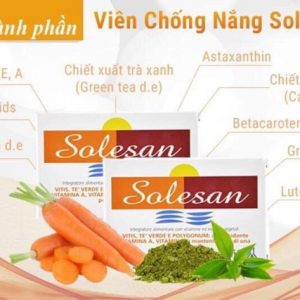 Thành phần của thuốc chống nắng Solesan