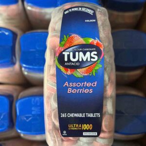 Viên nhai hỗ trợ giảm đau bao tử Tums Antacid mẫu mới