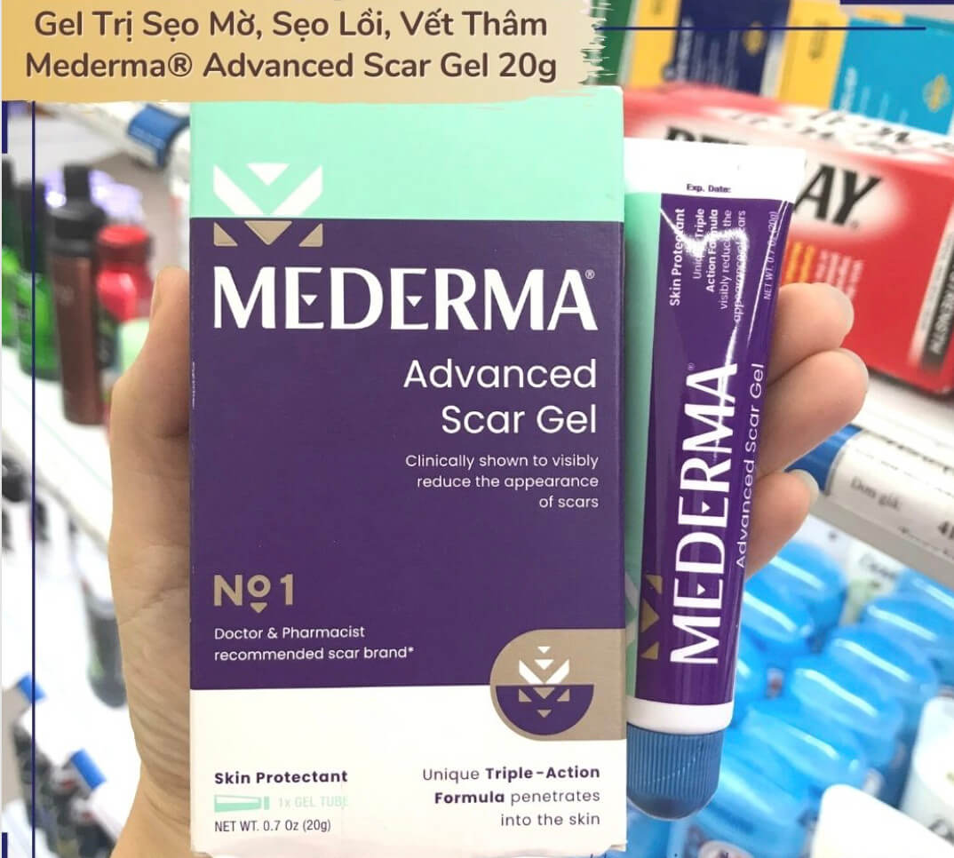 Kem trị sẹo Mederma Advanced Scar Gel có tốt không?
