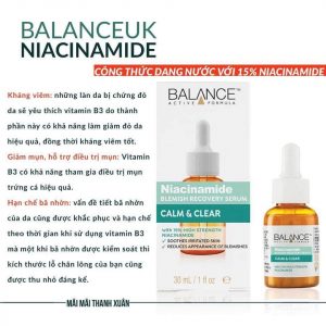 Công dụng tinh chất dưỡng ẩm Balance Niacinamide Serum