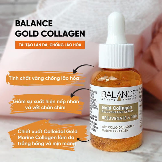 Công dụng của Serum Gold Collagen Rejuvenating Balance