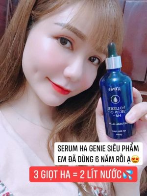 Công dụng của serum dưỡng ẩm Genie Natural Glow Volume Skin Up HA+