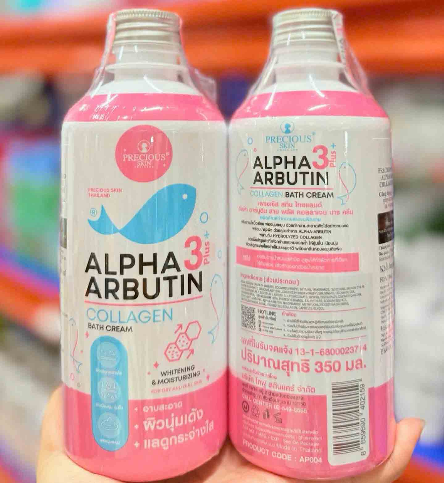 Sữa Tắm Alpha Arbutin mẫu mới