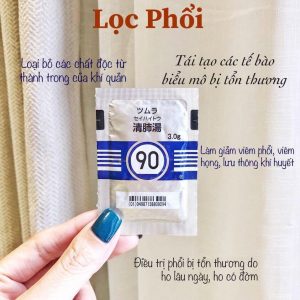 Công dụng của thuốc lọc phổi Tsumura Seihaito 90